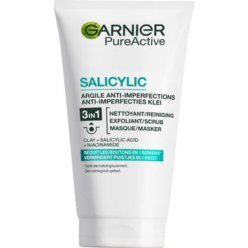 Garnier SkinActive Pure Active 3 in 1 met Klei Argile 150 ml