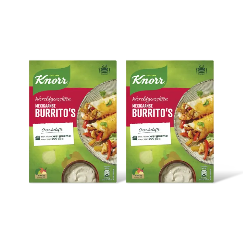 Knorr Mexicaanse burritos 2-pack