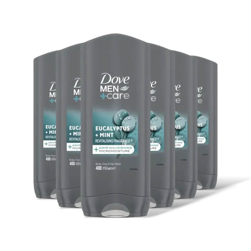 Dove Men+care eucalyptus & mint 6-pack