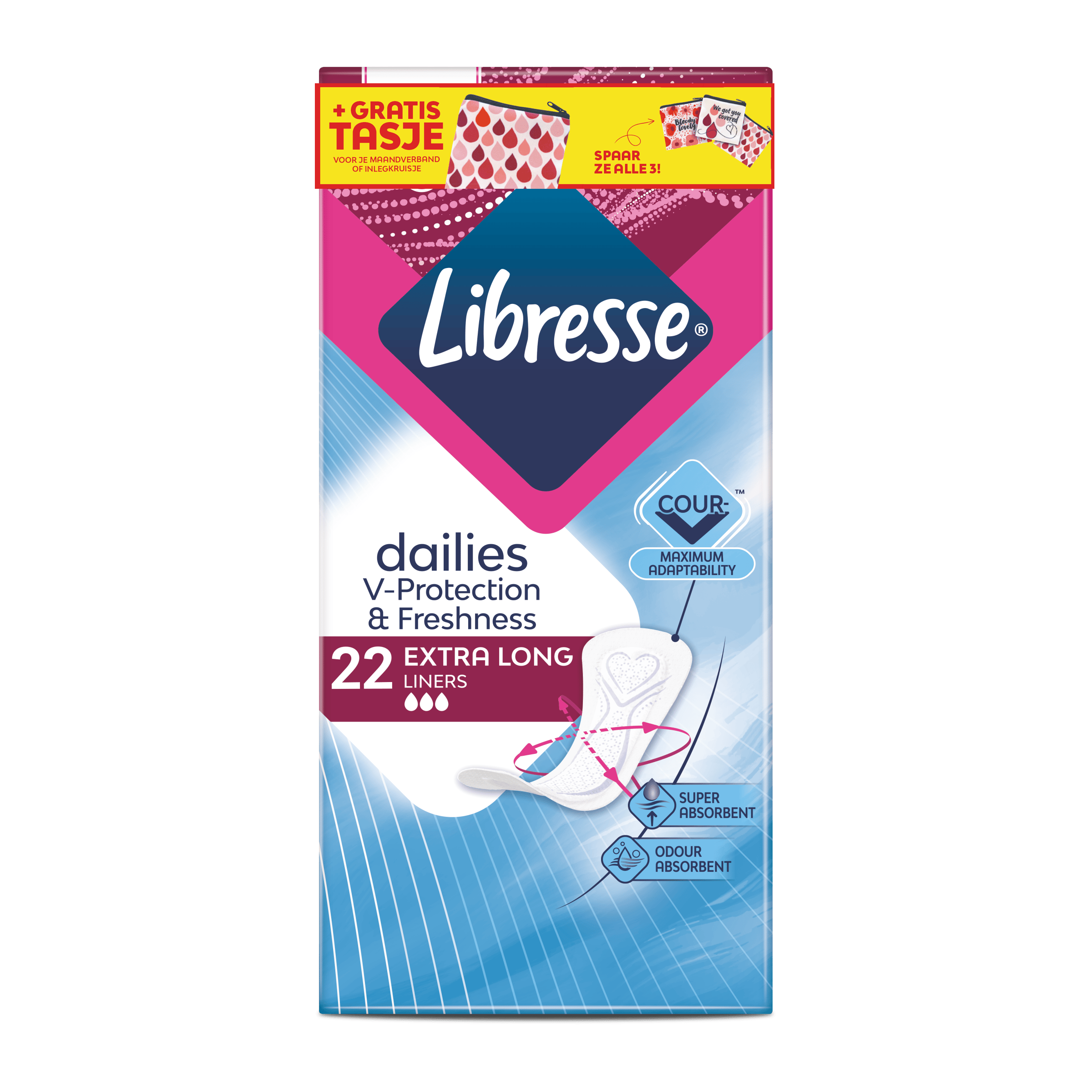 Libresse Inlegkruisje extra long