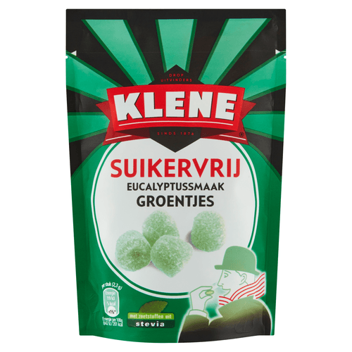 Klene Groentjes Suikervrije Drop Eucalyptus Zak