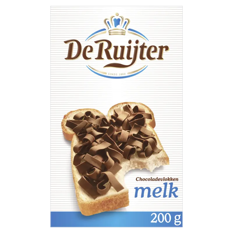 De Ruijter Chocolade vlokken melk
