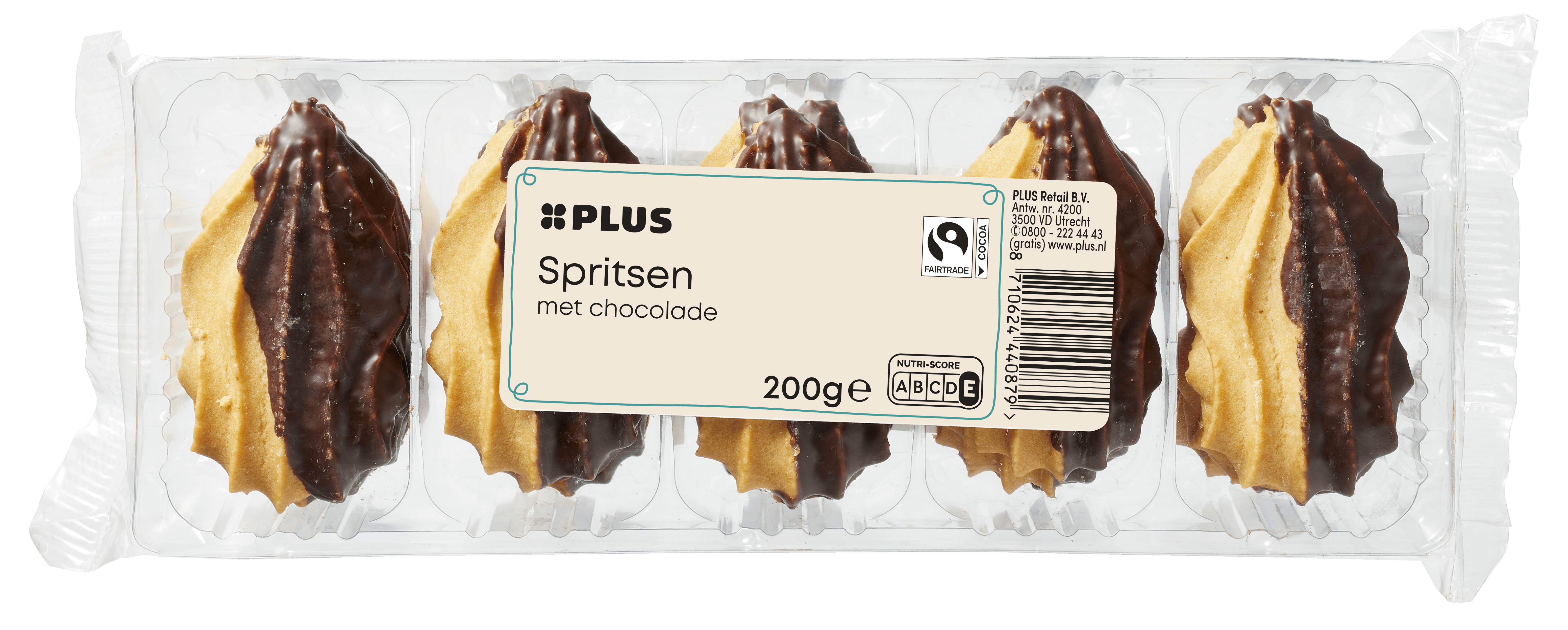 PLUS Chocolade sprits Fairtrade