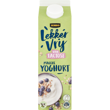 Jumbo Lekker Vrij van Lactose Magere Yoghurt 1 L