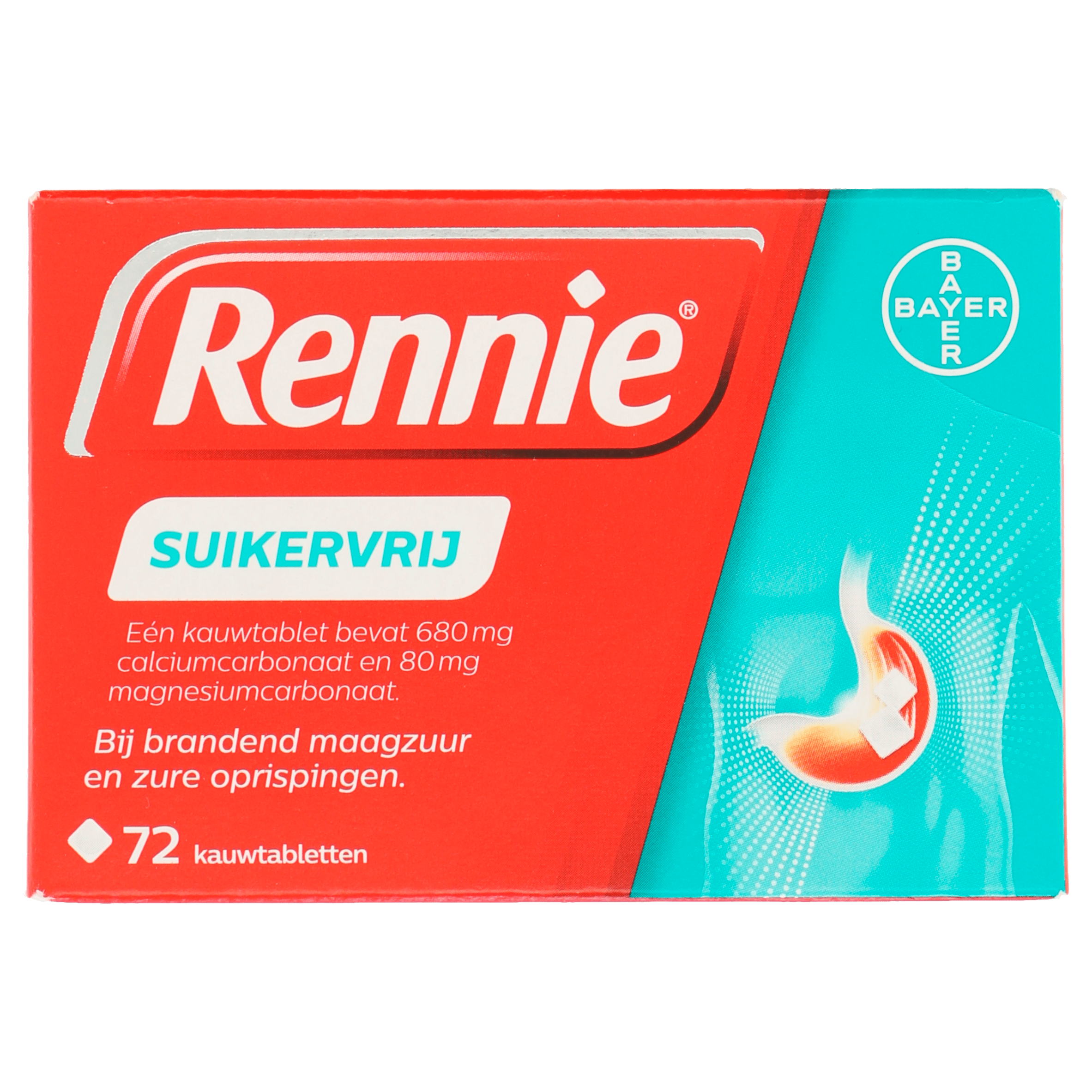 Rennie Maag tabletten Suikervrij