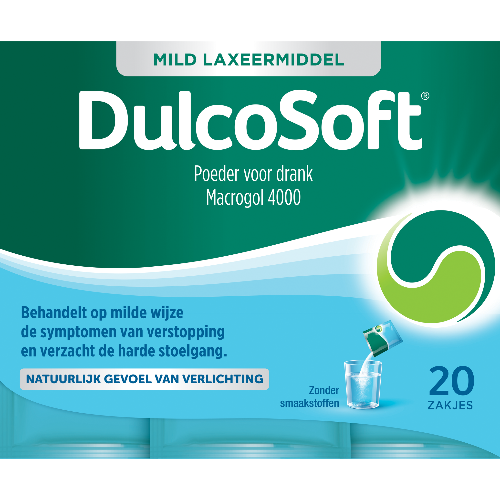 Dulcosoft Poeder Mild Laxeermiddel Oplossing Zakjes 20 stuks