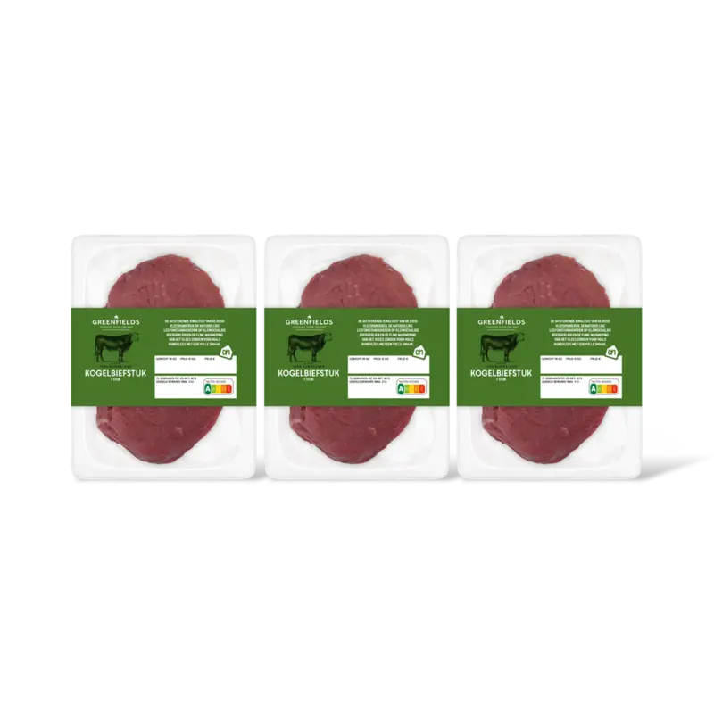 AH Greenfields Kogelbiefstuk 3-pack
