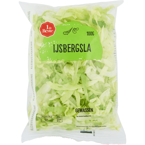 1 de Beste Ijsbergsla naturel kleinverpakking