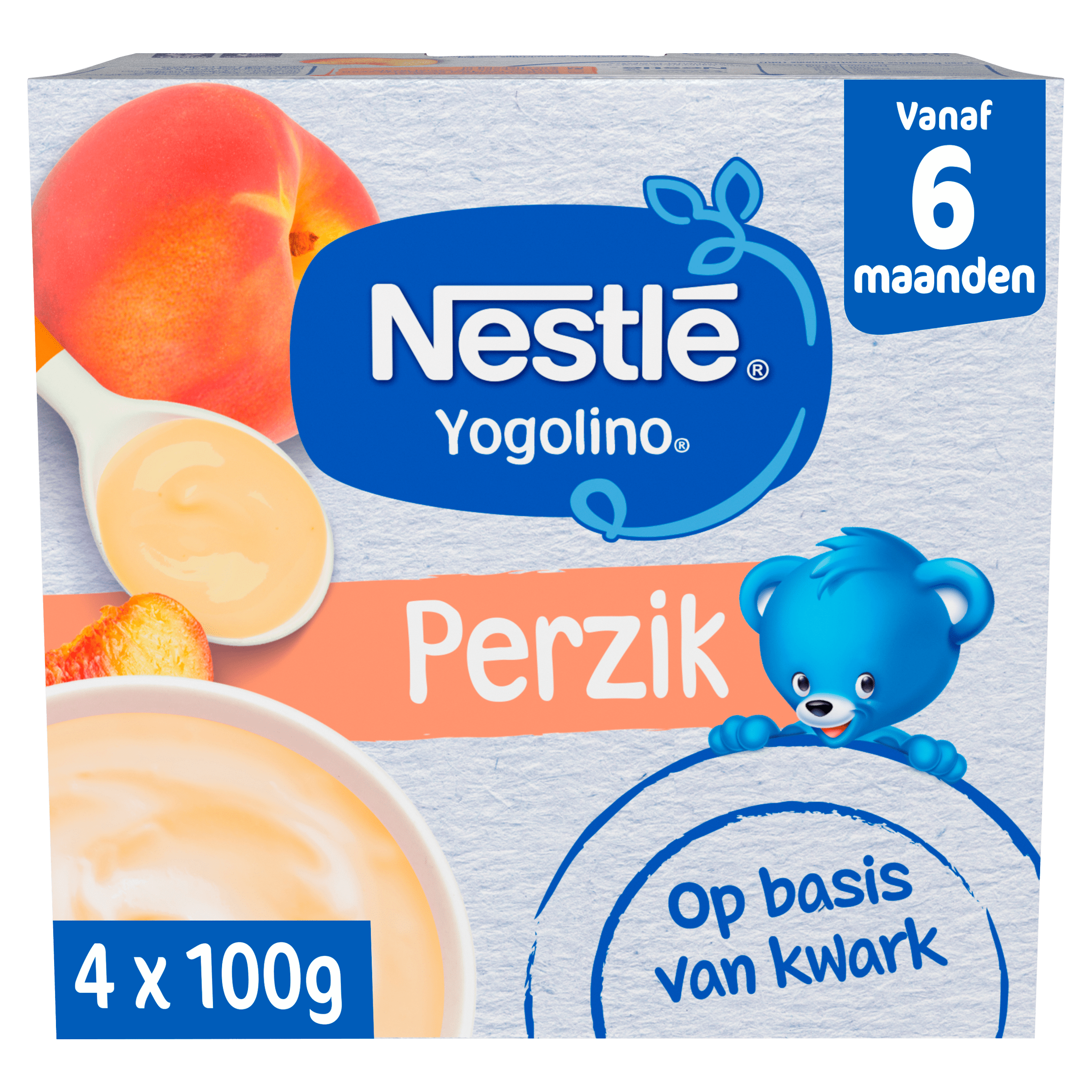 Nestlé 6+ Yogolino toetje perzik
