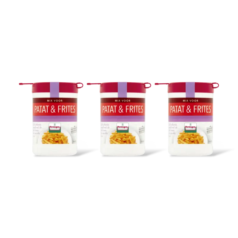 Verstegen Kruidenmix voor patat & frites 3-pack