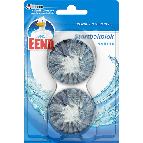 WC-Eend Toiletblok stortbakblok blauw
