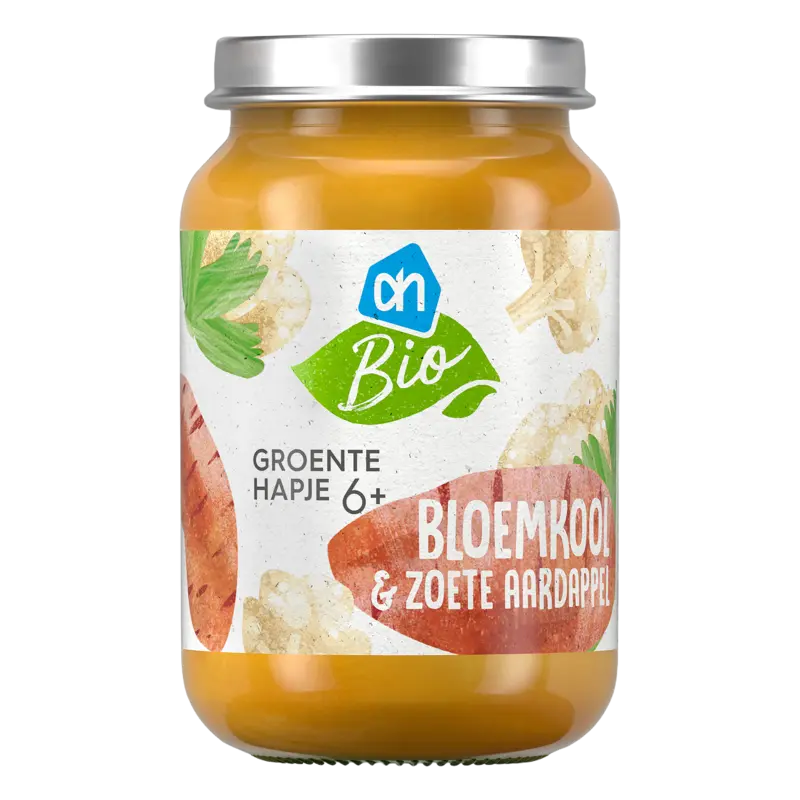AH Biologisch Groentehapje bloemkool 6m+