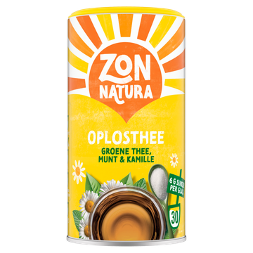 Zonnatura Oplosthee Groene Thee, Munt & Kamille 200 g