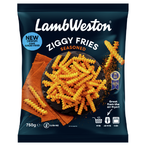 Lamb Weston Ziggy Fries Seasoned