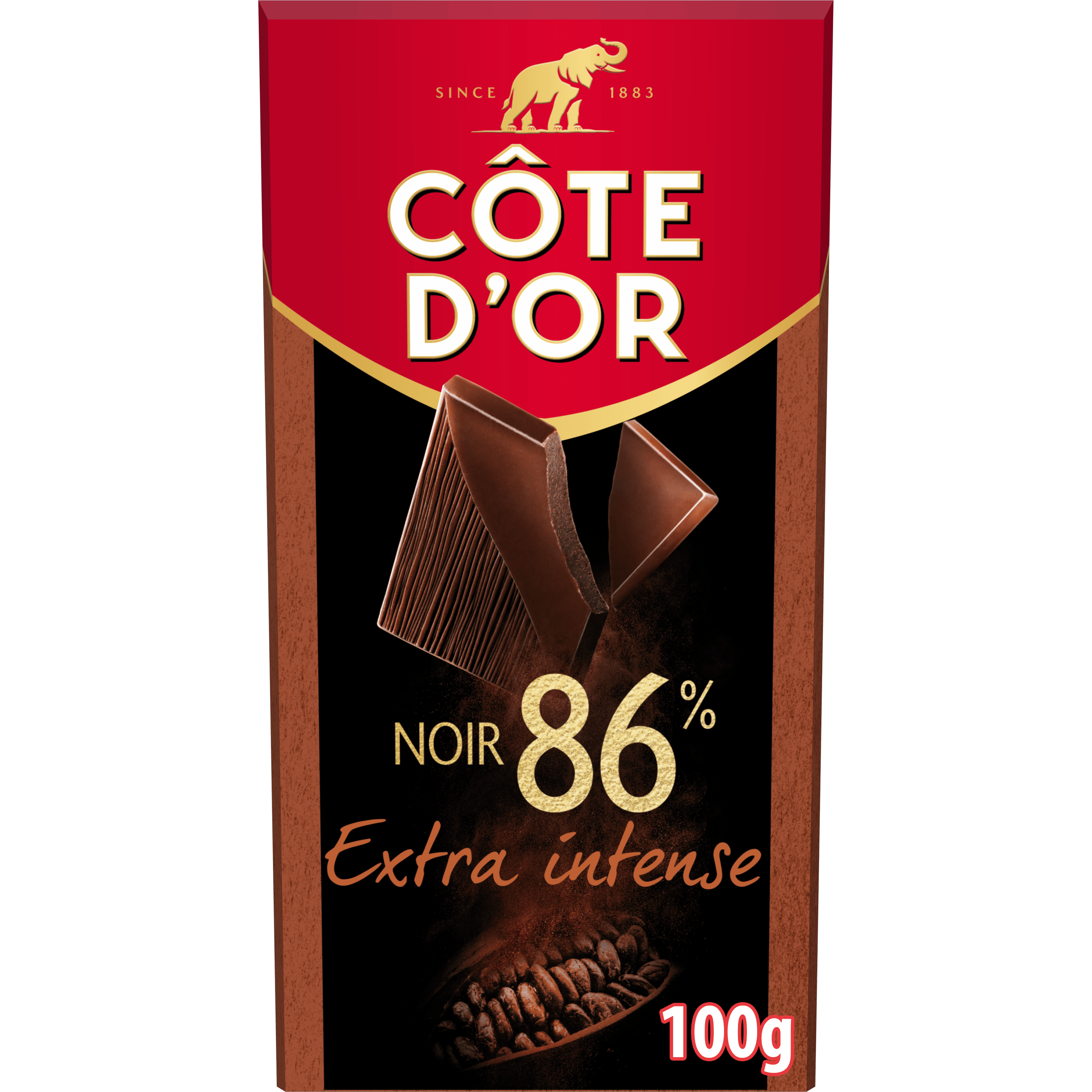 Côte d'Or Chocoladereep Extra Puur 86%