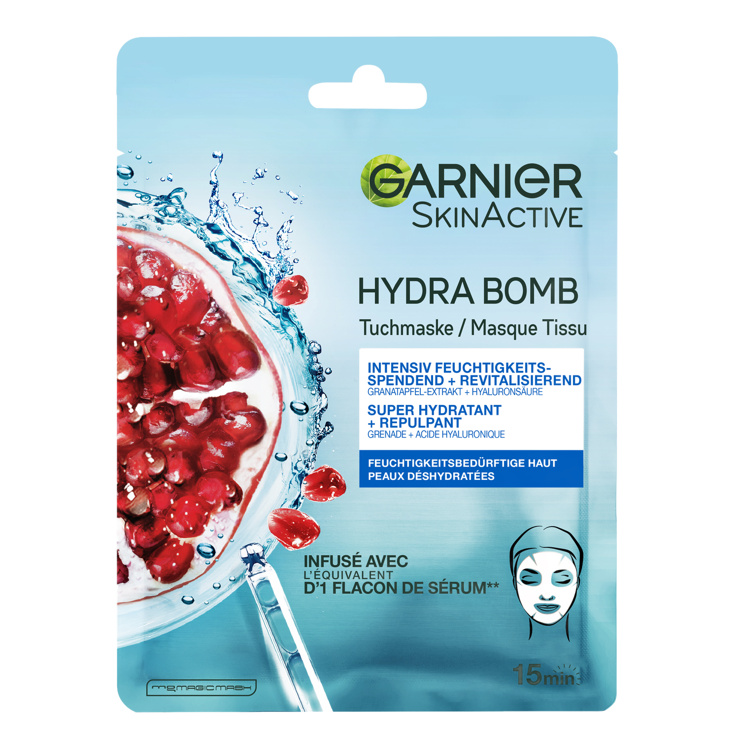 Garnier SkinActive Hydra Bomb Sheet Masker Granaatappel