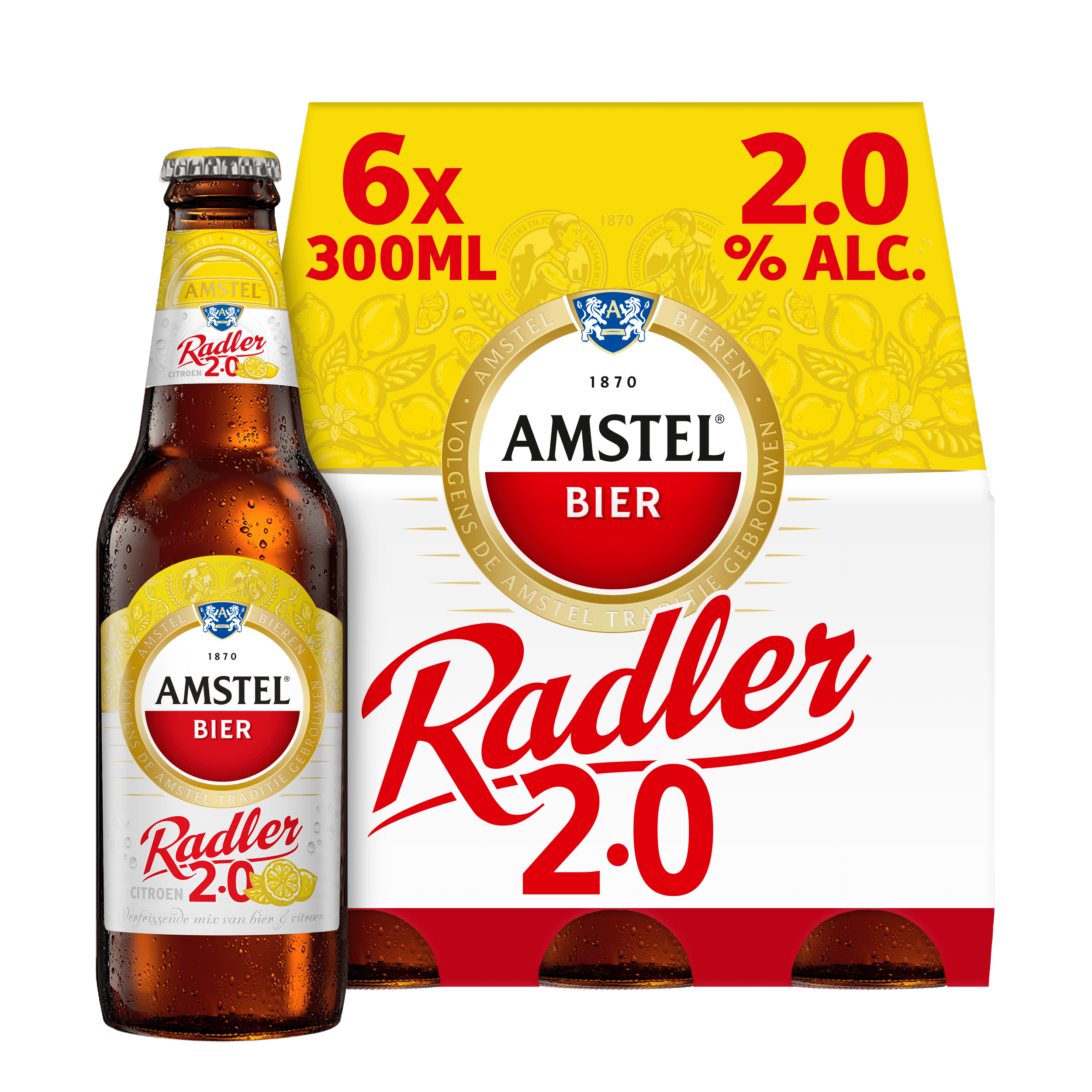 Amstel Radler citroen bier fles