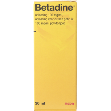 Betadine Oplossing 30 ml (100 mg/ml)
