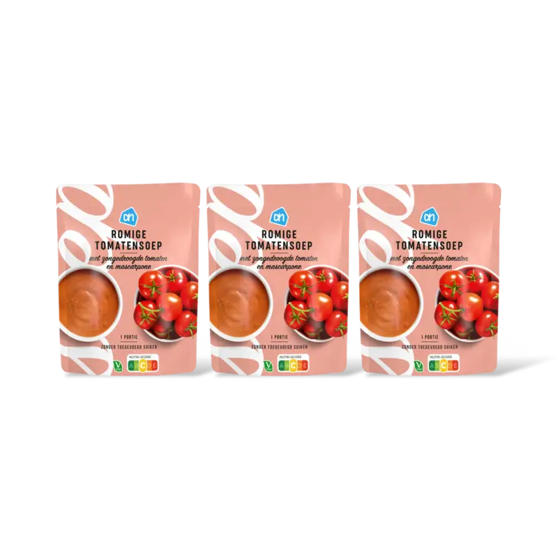 AH Romige tomatensoep 3-pack