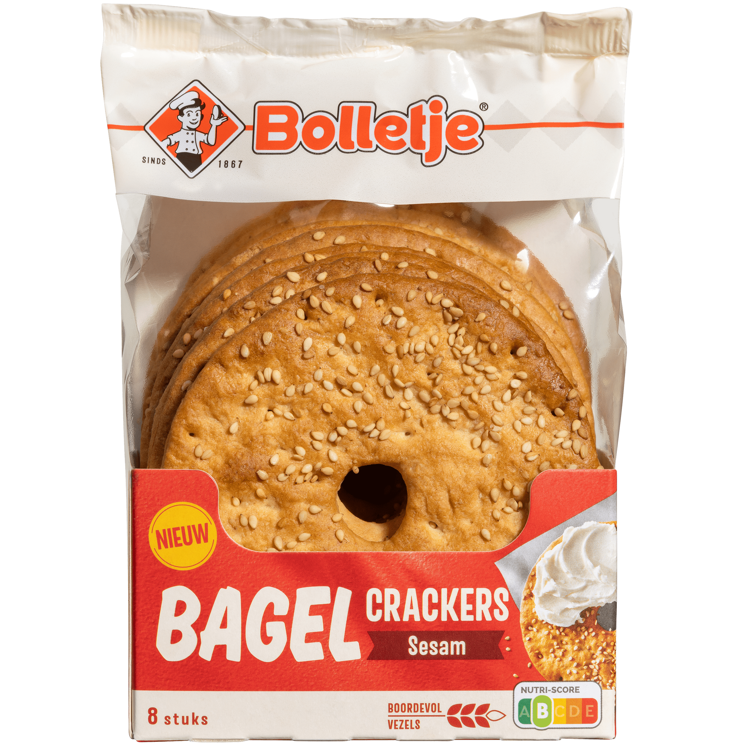 Bolletje Bagel crackers sesam