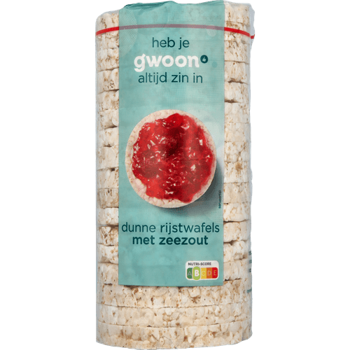 G'woon Rijstwafel met zeezout