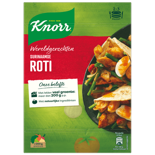 Knorr Wereldgerecht surinaamse roti