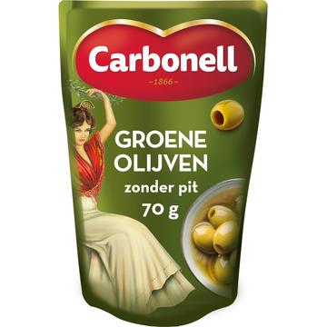 Carbonell Groene olijven zonder pit
