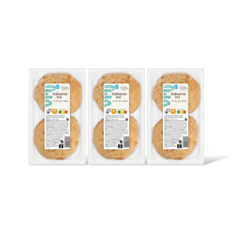 AH Glutenvrij Italiaanse bol 3-pack