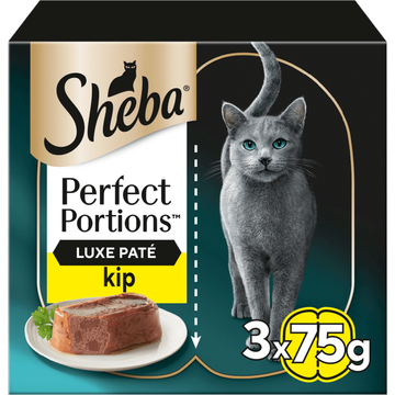 Sheba Perfect Portions met Kip 3 x 2 x 37,5 g