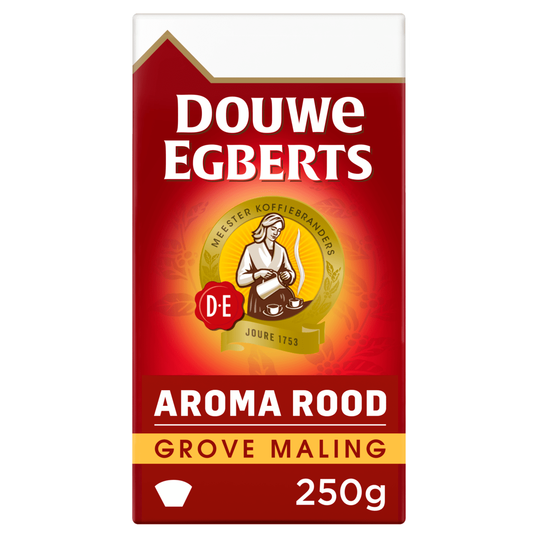 Douwe Egberts Aroma rood grove maling filterkoffie