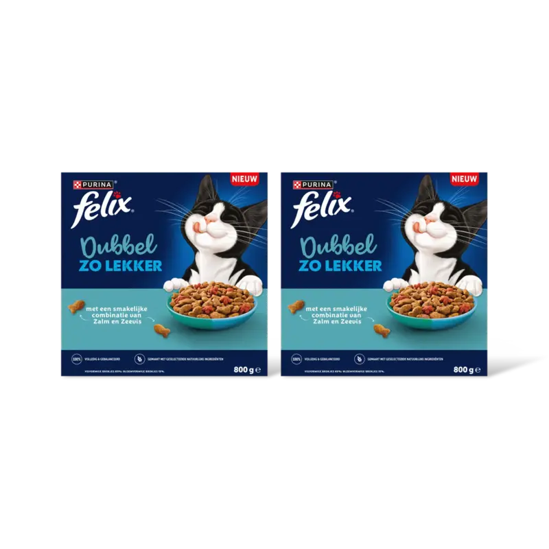 Felix Dubbel lekker zalm,zeevis,rode biet 2pk