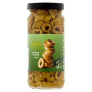 G'woon Groene Olijven Schijfjes