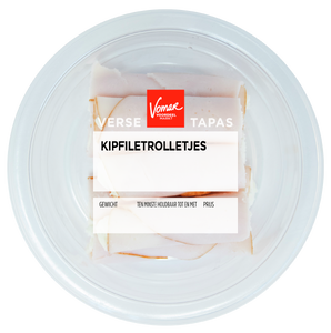 Kipfiletrolletjes