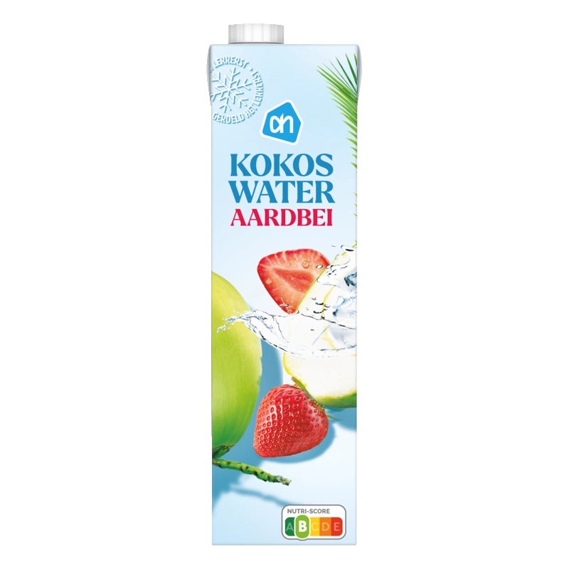 AH Kokoswater aardbei