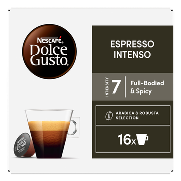 NESCAFÉ Dolce Gusto, Koffiecapsules Espresso Intenso, 16 cups, 112 gr