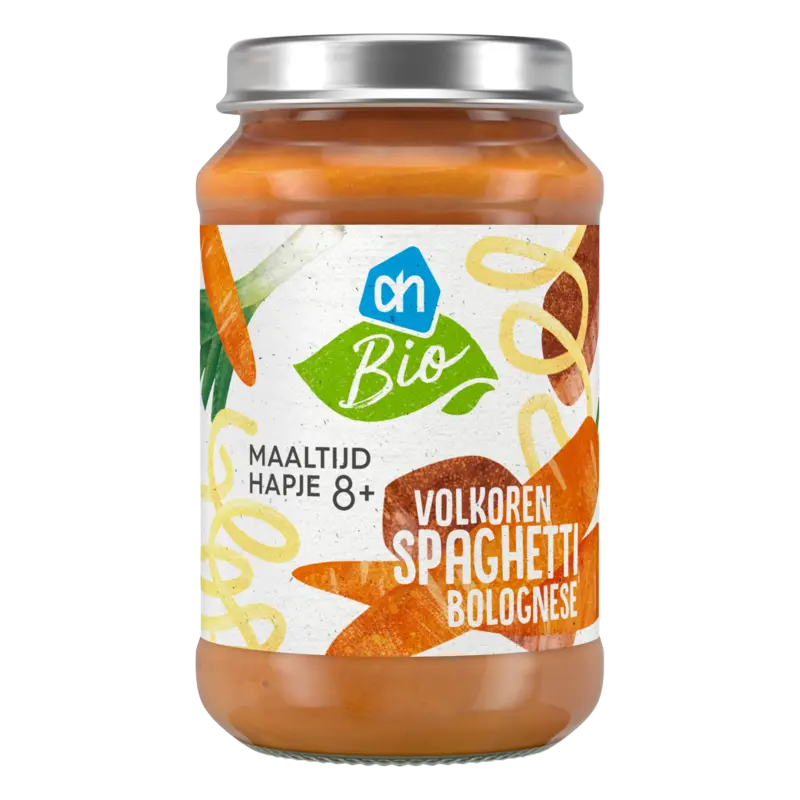 AH Biologisch Volkoren spaghetti bolognese 8m+