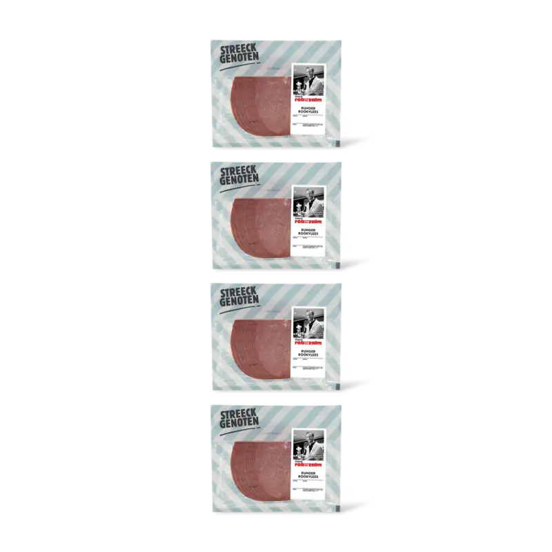 Streeckgenoten Rookvlees 4-pack