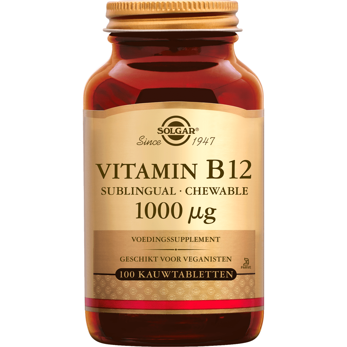 Solgar Vitamine B12 1000 MCG Kauwtabletten 100 stuks