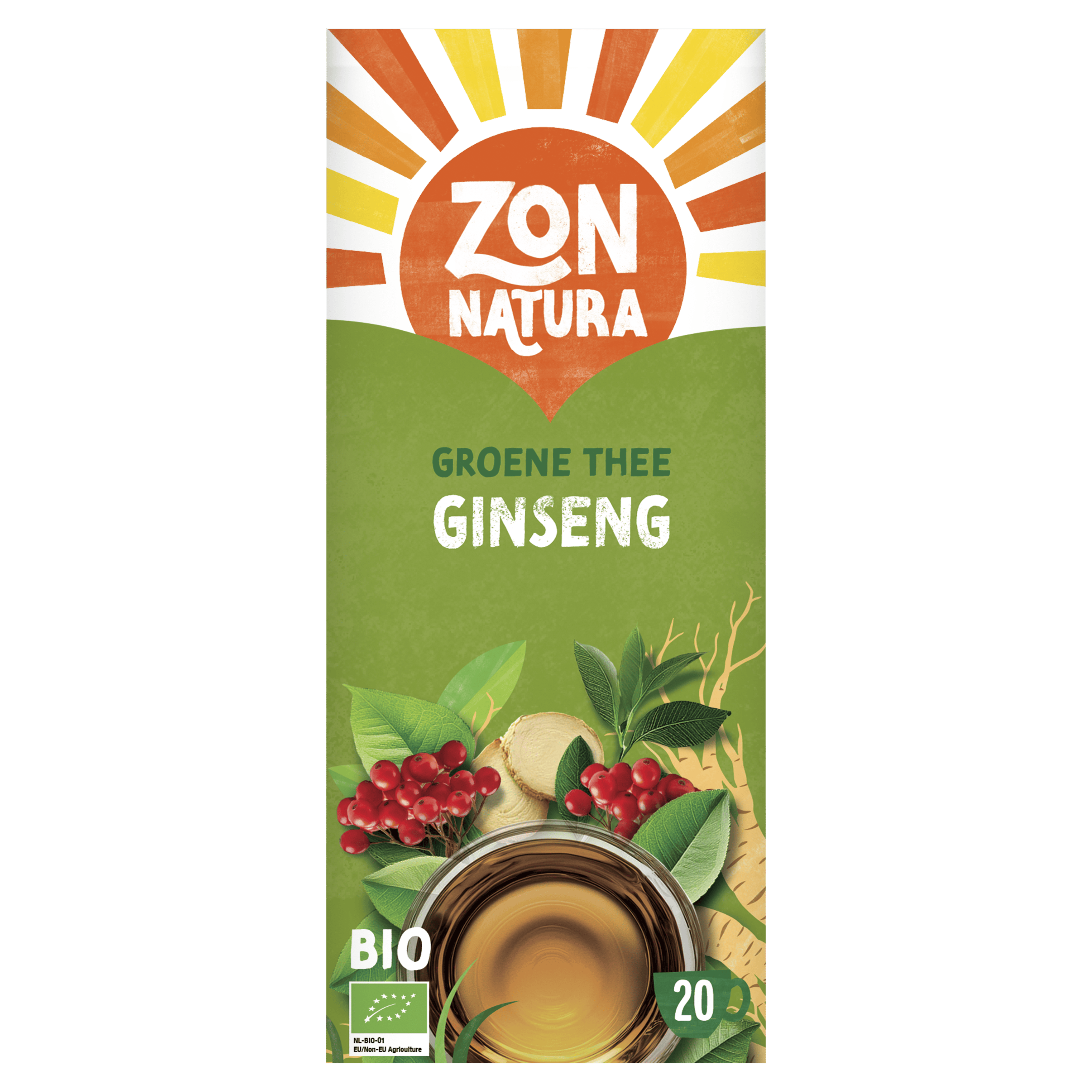 Zonnatura Groene thee ginseng