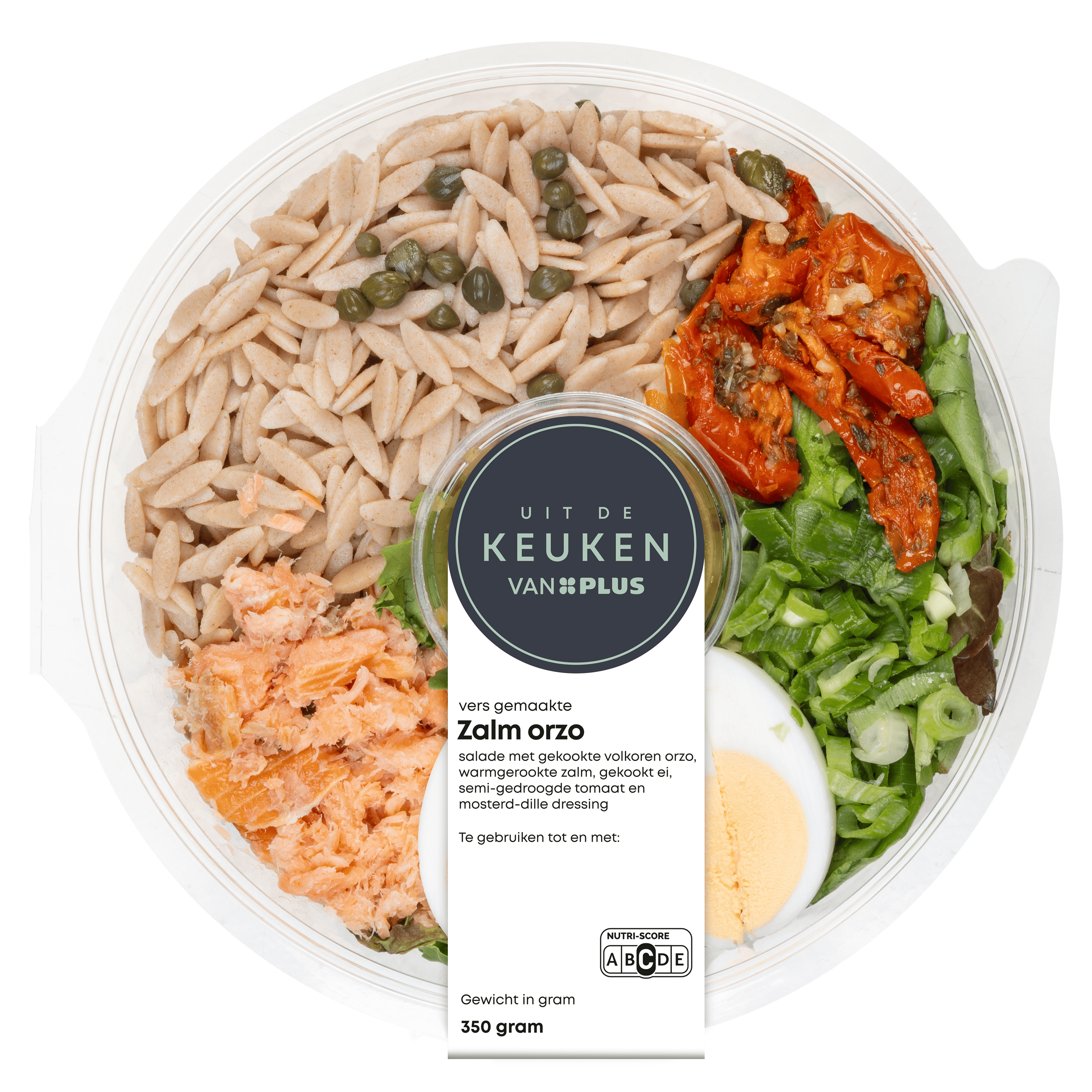 Uit de keuken van PLUS Zalm orzo salade