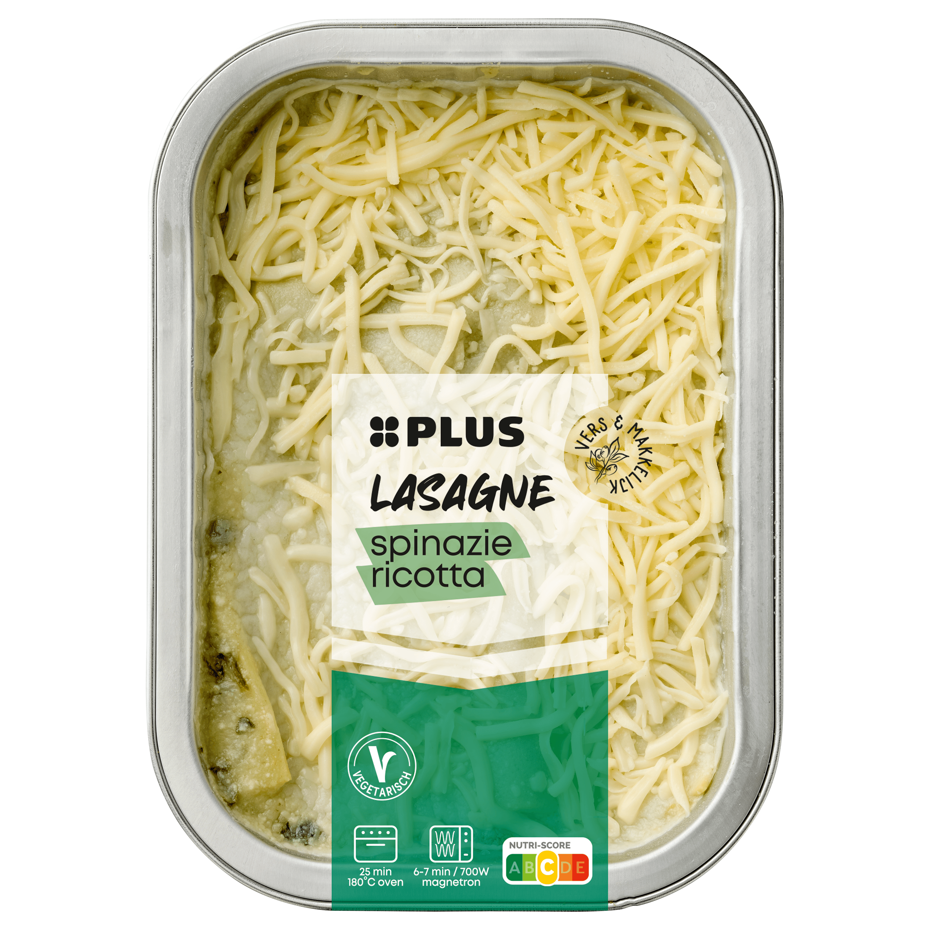 PLUS Lasagne spinazie-ricotta