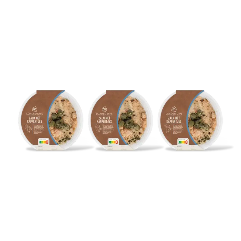 AH Loaded dip zalm met kappertjes 3-pack