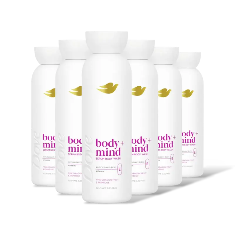 Dove Body+mind dragonfruit primrose 6-pack