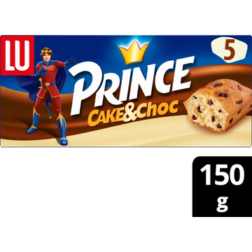 LU Prince Cake & Choc Chocolade Cakejes 5 Stuks 150 g