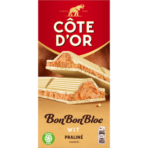 Cote D'or Bonbonbloc Praline Wit