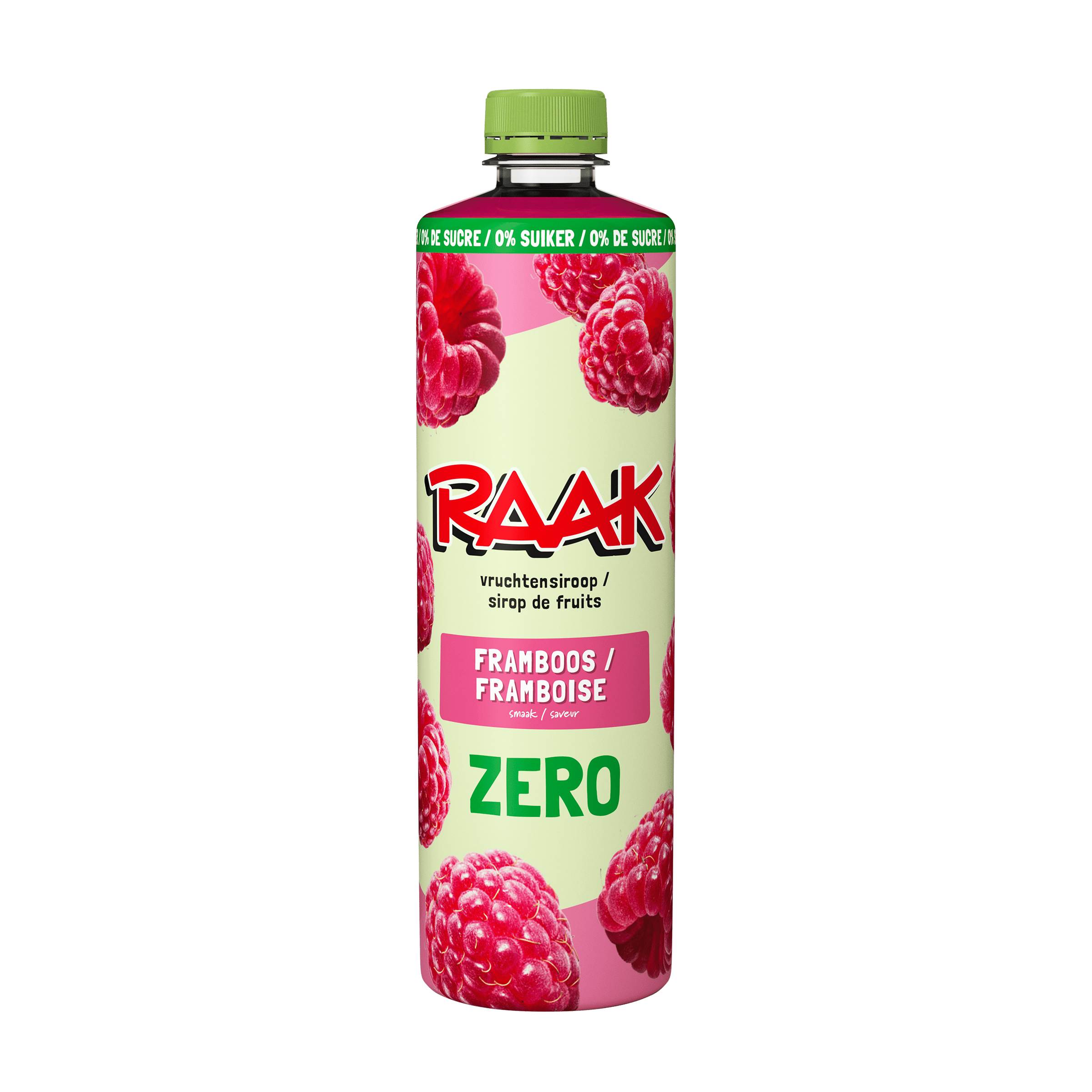 Raak Vruchtensiroop framboos zero
