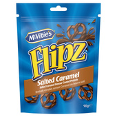 Mc Vities pretzels karamel zeezout