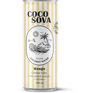 Cocosova Kokoswater Mango 320 ml