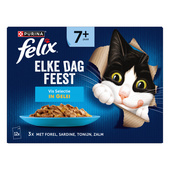 Felix Elke dag feest vis selectie gelei