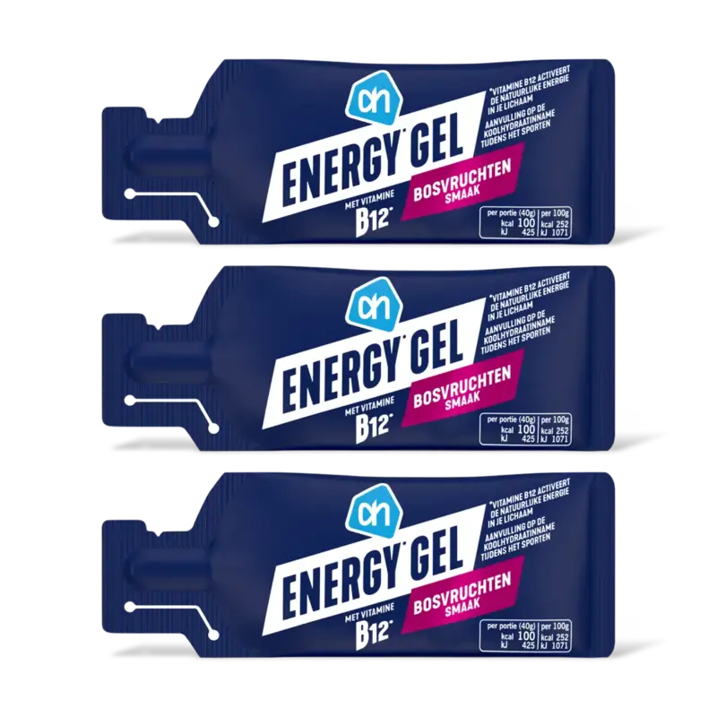 AH Energy gel bosvruchten 3-pack